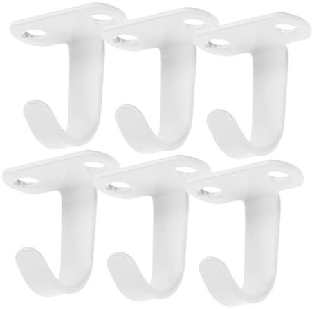ANDRESLAD 6pezzi Ganci Da Soffitto Avvitabili Per Appendere Piante e Decorazioni Da Design Elegante e Resistente Facile Installazione Su Muri Mattone Cartongesso