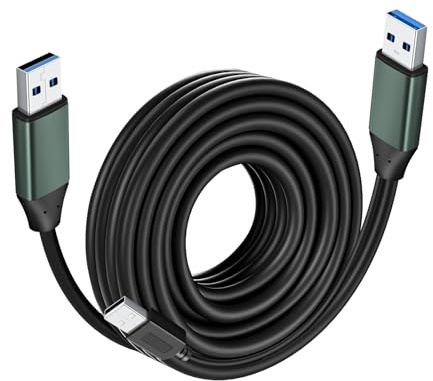 Kumiho USB 3.0 Cable（30Ft/10M） Male to Male Type A to A Cable for Data Transfer,Hard Drive Enclosures,Laptop Cooler,DVD Player,USB Hub