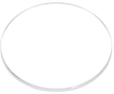 sourcing map Watch Crystal Glass Len 30mm Dia 1.5mm Thick Flat Round Clear Sapphire Glasses Watches Face Crystals Lens Replacement for Watchmaker Repair