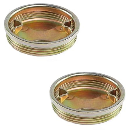 2 Stück Fass-Spundstopfen, Kraftstofftank-Verschlussdeckel, Wasserfass-Kappe, Metall-Ölfässer, Ersatzdeckel für die chemische Industrie(L)