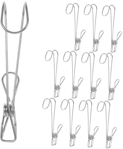 Alipis 12pcs Clothespins Heavy Duty Laundry Clips Non-slip Clothing Clamp for Washing Line