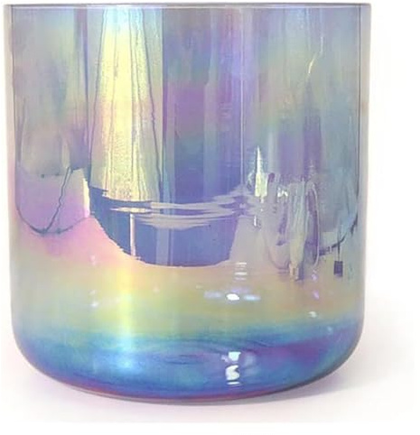 Crystal Singing Bowl Set, 6 Inch Alchemist Crystal Singing Bowl, 432Hz Clear, Meditation Props, Relieve Fatigue Anxiety, For Yoga Meditation(G Note)