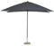 Sicignano | Ombrellone Lipari 3x2 Giardino Antracite, 6 Stecche in Ferro, Telo Poliestere 180 g/m², H.230 cm, Palo Ø3,8 cm - Terrazzo Piscina Ristoranti (Ombrellone senza Base)
