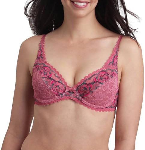 Playtex Soutien-Gorge Femme avec Armatures Flower Elegance en Dentelle Maintien Parfait x1 - Nouveau