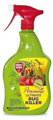 HOCHSTE® Provanto Ultimate Bug Killer, Fast-Acting & Easy-To-Apply, Long-Lasting Protection, Aphids, Caterpillars, Whiteflies, Greenflies, Indoor And Outdoor Use, Pest Control, 1L