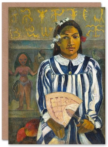 Artery8 Paul Gauguin Art Card The Ancestors of Tehamana Oil Painting