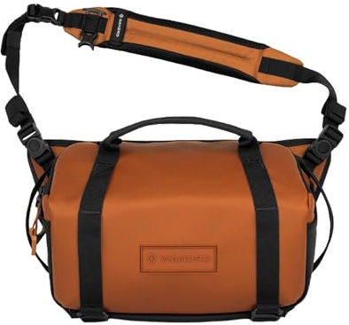 WANDRD Brand new ROGUE Sling V2: Weatherproof everyday bag with lightning fast access, customizable interior, laptop case and stand pocket - Minimalist crossbody for travel, EDC and creator, Sedona