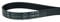 Poly-V-belt drive belt, V-ribbed belt, coarse rib washing machine, 1196PJ6MAEL like Electrolux AEG Zanussi 1323531200 Listo Whirlpool Bauknecht 481281728295 Far Rosenlew