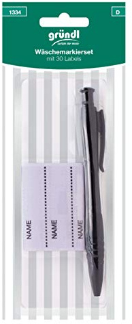 Wäschemarkierset mit 30 Labels