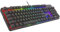 TECWARE Phantom - Teclado mecánico RGB de 104 teclas para juegos con teclado numérico, retroiluminación LED, sonido de máquina de escribir, interruptor de clic, color azul Outemu