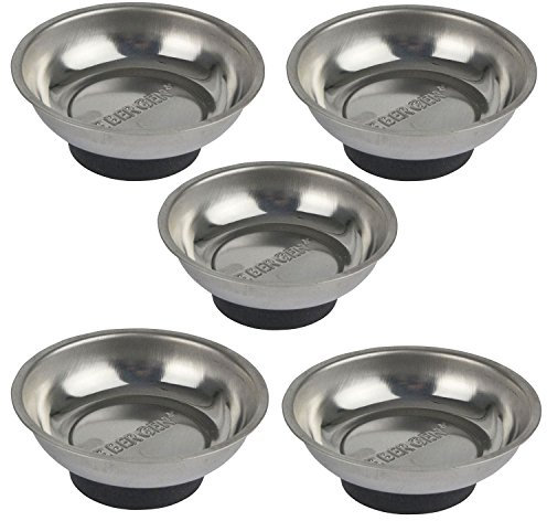 75mm des pièces bac de stockage magnétique porte-plat circulaire 5pk