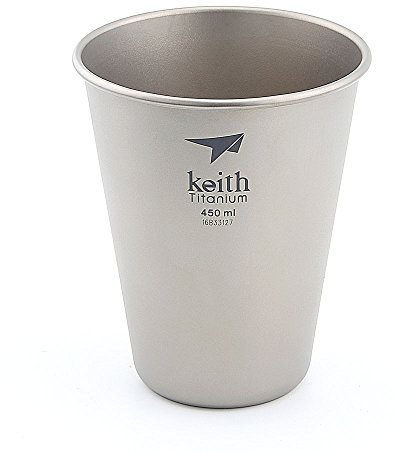 Keith 320ml-450ml Titan Tasse Bier Camping, 450ml