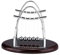 Balancín de Newton Cradle Balance Bolas de Acero Física Ciencia Puzzle Escritorio Fun Gadgets Péndulo Adornos de Juguete con Base de Madera Socialme-EU