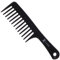 Kobe Professional Carbon Fibre Wide Tooth Comb, Compact Carbon Rake Comb, Coarse Teeth, Shatter-Proof, Anti-Static, Barbers, Salon Hairdresser Hair Care Tools For Men & Women, Super strong 24cm.