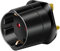 Electraline 70030 Adattatore da Viaggio, Nero, UK