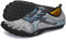 SAGUARO Barfußschuhe Herren Damen Traillaufschuhe Outdoor & Indoor Training Fitnessschuhe Wander Wald Strand Straße Laufschuhe Walkingschuhe Schnell Trocknend Badeschuhe, Wolkengrau, 43 EU