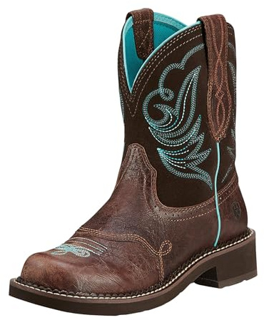 ARIAT Heritage Fatbaby Women’s Leather Western Boots, Copper Kettle, 5 UK