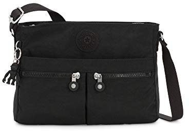 KIPLING KIPLING Damen New Angie Umhängetasche, Black Noir
