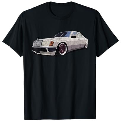 W201 190e klassisches Oldtimerauto T-Shirt
