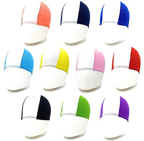 Cuffie Nuoto Professionali in Poliestere - SCONTI QUANTITÁ - Cuffia Piscina Poliestere Unisex, Cuffie Acquagym per Adulti e Ragazzi. Quantità Confezioni da 50 - 100 - 250 - 500 - 1000 PZ. (Pack da 50)