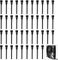 50Pcs Anti-vibration Fan Mount Soft Rubber Case Fan Screw PC Fan Anti-vibration Rubber PC Anti-vibration Screw for PC Case Fan or PCU Fan (4.3 * 0.7cm)