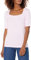 Amazon Essentials Women's Slim-Fit Half Sleeve Square Neck T-Shirt, Light Pink, S