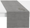LILENO HOME Tischläufer abwaschbar Tischläufer 40 x 140 cm, Eingefasst - Polypropylen Wasserabweisend mit Fleckschutz 40 x 140 cm, Grau