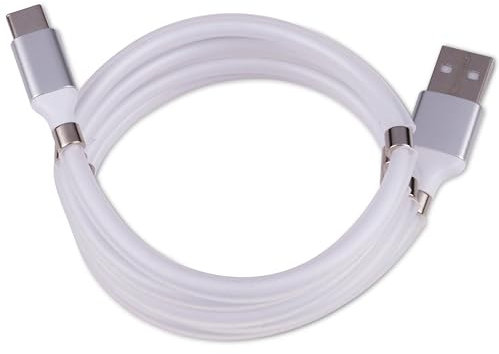 GRUNDIG USB-C-Kabel - Ladekabel - Magnetisch - 1 Meter - Weiß