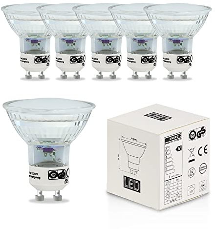 ZMH LED GU10 Warmweiss Leuchtmittel - 5er Pack LED Lampe 3W 240LM LED Strahler 3000K Warmweiß PAR16 Licht Glühbirne Spots GU10 Fassung 120° Strahlwinkel Reflektorlampe für Küche Büro Flur Wohnzimmer