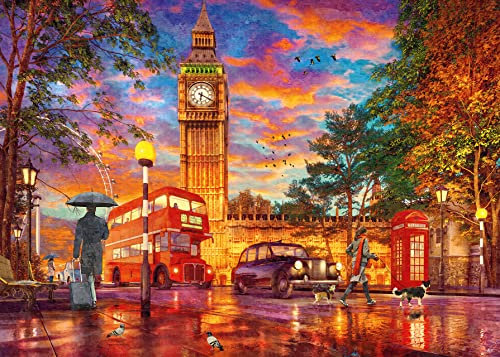 Ravensburger Puzzle 17141 - Sonnenuntergang in London - 1000 Teile Puzzle für Erwachsene und Kinder ab 14 Jahren, White