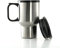 FranquiHOgar - Termo Taza Café Acero Inoxidable 400mL - Asa Antiquemaduras - Ecológica - Fácil Limpieza, Acero, 1 Unidad, Acero Inoxidable