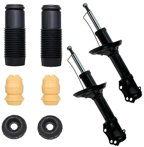 ATEC Germany 2x Gasdruck Stoßdämpfer Vorne Federbein Zweirohr inkl. Domlager & Staubschutzsatz, Kompatibel mit VW PASSAT B3/B4 (3A2, 35I), PASSAT B3/B4 Variant (3A5, 35I)