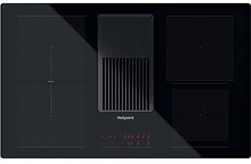 Hotpoint PVH92BK 83cm Venting Induction Hob - Black