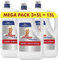 Mr Proper Professional, Limpiador de Baño, 15L (3 x 5L) Elimina los restos de jabón y marcas de agua