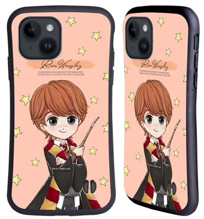 Head Case Designs Offizielle Harry Potter Ron Weasley Deathly Hallows XXXVII Hybride Handyhülle Hülle Huelle kompatibel mit Apple iPhone 15