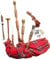 TC Scottish Great Highland Dudelsack Palisander Full Set/Dudelsack/Gaita/Dudelsack