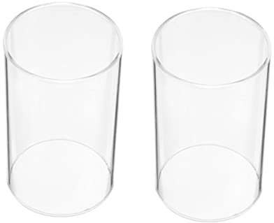 TOPBATHY 2stücke Transparente Kerzengläser Aus Hochwertigem Glas Dekorative Glaskuppeln Für Wohnzimmer Und Schreibtische Haushaltsbedarf Zur Gestaltung Von Veranstaltungen