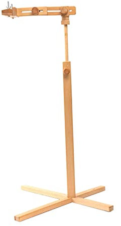 Duiaynke Stickrahmenständer, Design exquisiter Holz-Stickhalter, Bastelzubehör, Stich, langlebiges Nähen für Heimwerker, Handarbeit, Nähstich