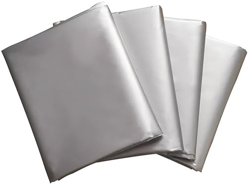 KAIWEYBOBO Verdunkelungsstoff Dick Vorhang Thermo Sonnenschutz Wasserdicht Reißfest 99% Blickdicht als DIY Universal Zum Nähen(2PC-1.45X1m)