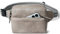 LATMAP Bauchtasche Damen Klein,Crossbody Bag Damen PU Leder diebstahlsichere Tasche Wasserdicht Gürteltasche Damen Hüfttasche Damen für Outdoorsport,Reisen,Radfahren,Grau