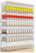 Transparente Acryl-Zigarettenvitrine für Convenience Stores, Thekenvitrine, Regal mit Trennwand für den Markt, robuster Ständer für Geschäft, 67,5 x 23,2 x 6 cm