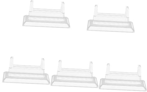 HEMOTON 5St Abs Platte Pool-Billard-Zubehör Showcase Magnet Netz kartenschutz card sleeves Kartenkoffer cardholder Kartenkasten Sammelkartenständer Sammelkartenanzeige Plastik Transparent