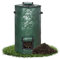Mini compostador, compostador de balcón, compostador de jardín, compostador de jardín, de pie, contenedor de compost para exteriores