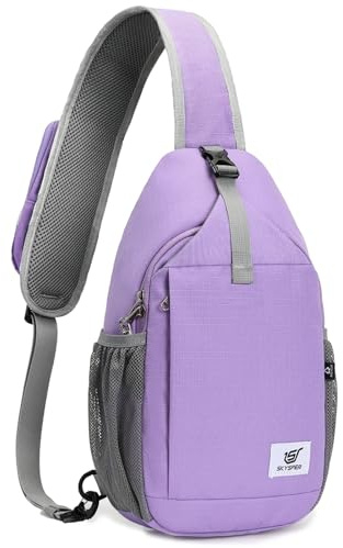SKYSPER Schultertasche Brusttasche Crossbody Sling Bag Anti-Diebstahl Umhängetasche für Herren & Damen