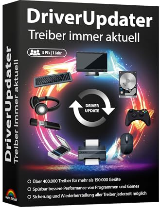 DriverUpdater - Windows Gerätetreiber automatisch aktualisieren, schnelleres und stabiles Windows für Win 11, 10, 8, 7
