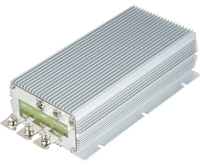 Convertidor de Voltaje CC de 24 V a 12 V, 85 A, 100 A, Reductor de 24 V a 12 V, módulo Reductor de 1200 W, Fuente de alimentación Solar de Alta Potencia.(100A)