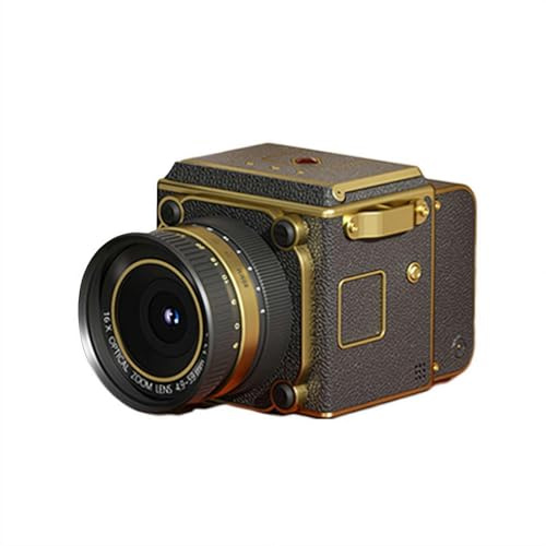 Retro Mini Ccd Camera, 4k Dual-lens Retro Digital Camera, 3mp Photos, 16x Zoom, Otg Sharing, Compact Abs Body for Students & Content Creators (Black)