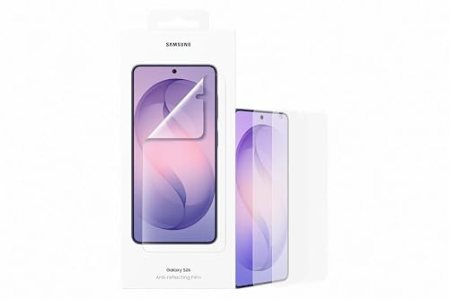 Samsung Anti-Reflecting Screen Protector EF-US942 für das Galaxy S26, Smartphone Displayschutz, entspiegelnder Displayschutz, Displayschutzfolie, Berührungsempfindlichkeit, Transparent