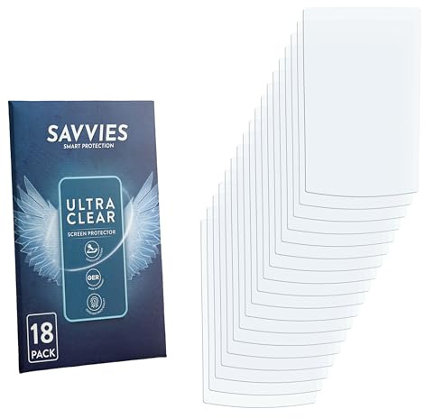 Savvies 18 Stück Schutzfolie für Engwe Engine Pro 3.0 Boost Displayschutz-Folie Ultra-Transparent