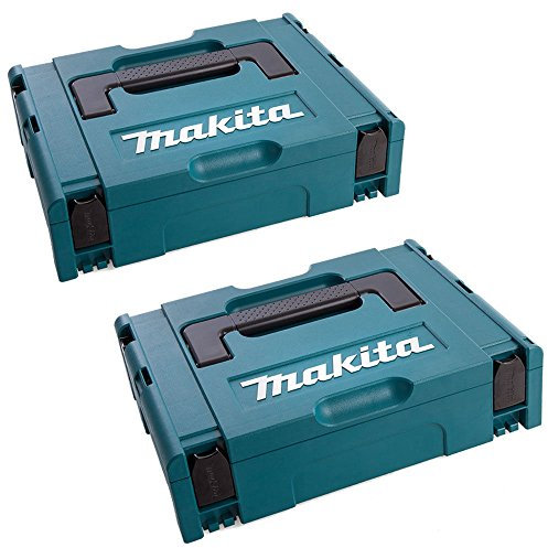 Makita 821549-5 MAKPAC Stacking Connector Tool Case 396mm x 296mm x 105mm Pack of 2